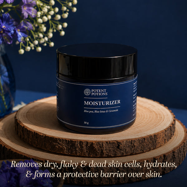 Potent Potions Blue Lotus & Ceramide Moisturizer detail