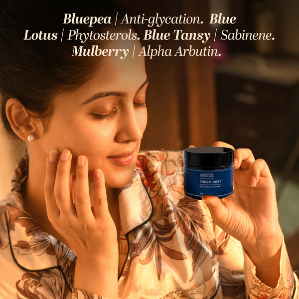 Potent Potions Blue Lotus & Ceramide Moisturizer detail