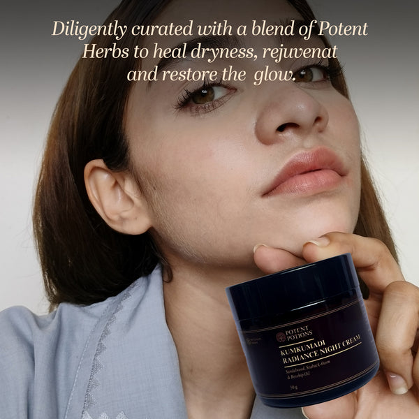 Potent Potions Kumkumadi Radiance Night Cream detail
