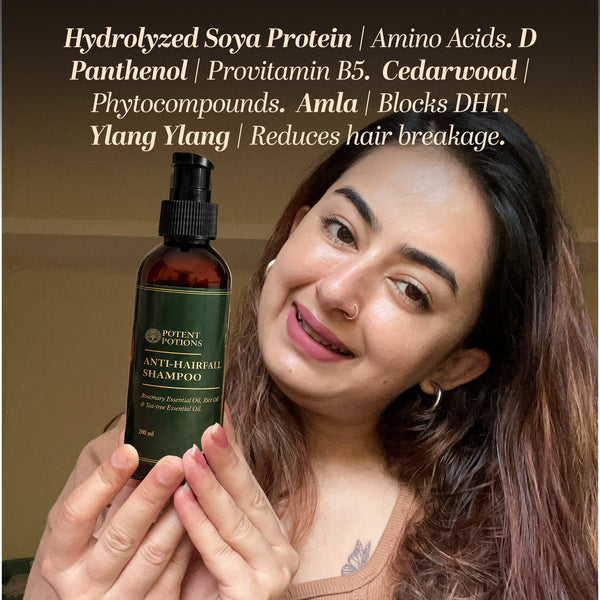 Potent Potions Anti-Hairfall Shampoo detail